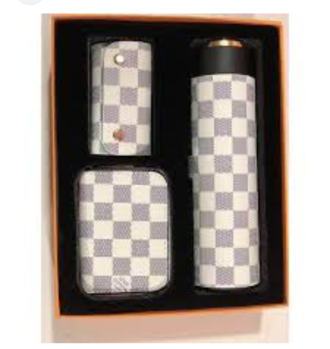 Thermos Tumbler & Wallet & Keyholder Set